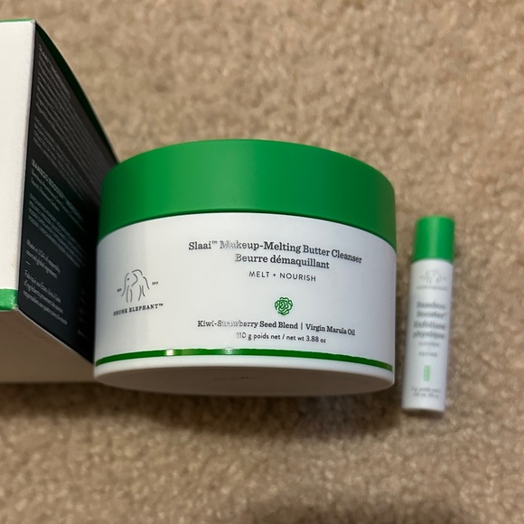 Drunk Elephant Slaai Makeup-Melting Butter Cleanser + Bamboo Booster Exfoliant - Picture 11 of 14